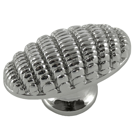 MNG 1 1/2" Quilted Egg, Polished Nickel 14914